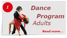 Dance Program Adults - Wedding Dance - Class Schedule - Gift Certificates - Testimonials - Studio News - Dance Shows